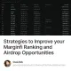 Strategies to Improve your Marginfi Ranking and Airdrop Opportunities