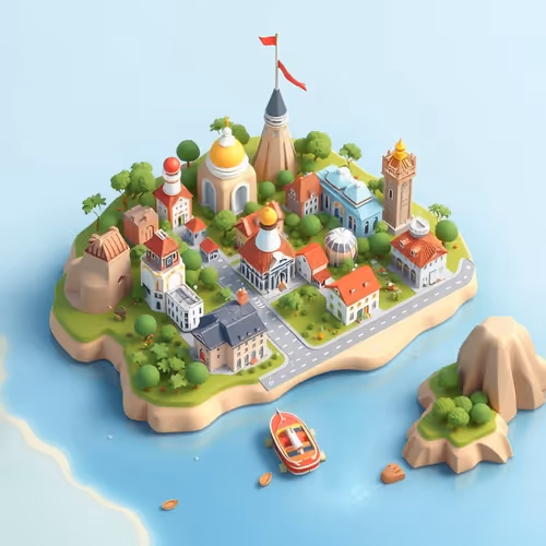 Isometric Islands Base