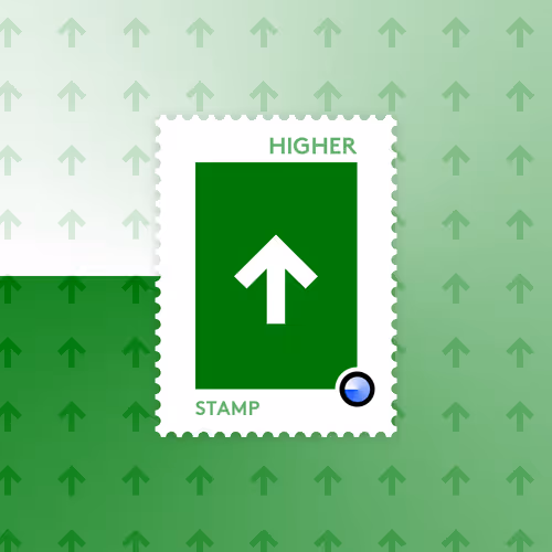 HIGHER STAMP ↑