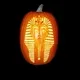 King Tut's Pumpkin Mask
