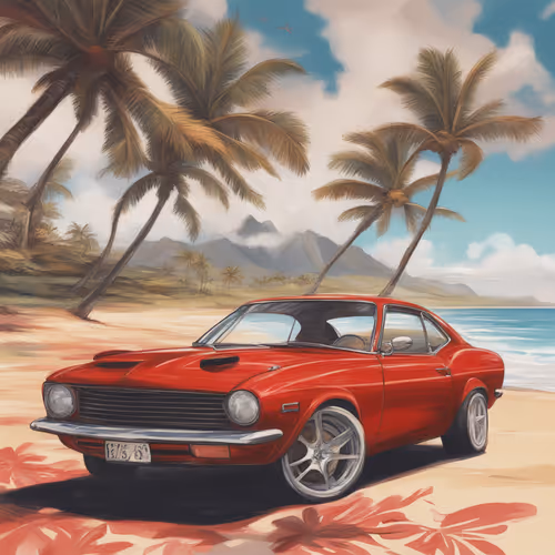 Hawaii fancy cars