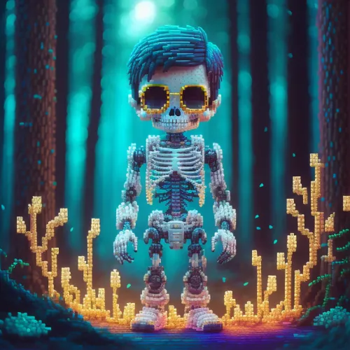 Skeleton's On The Base New62