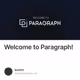 Welcome to Paragraph!