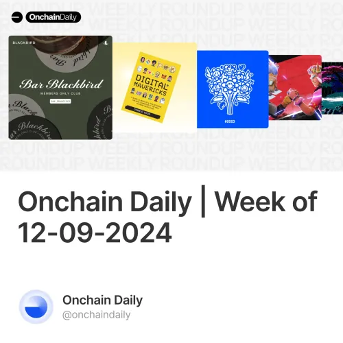 Onchain Daily | Week of 12-09-2024