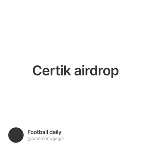 Certik airdrop