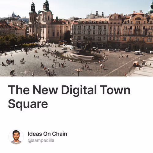 The New Digital Town Square