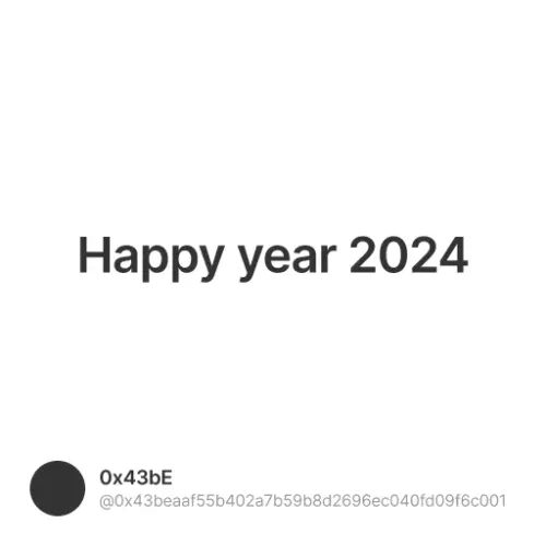Happy year 2024