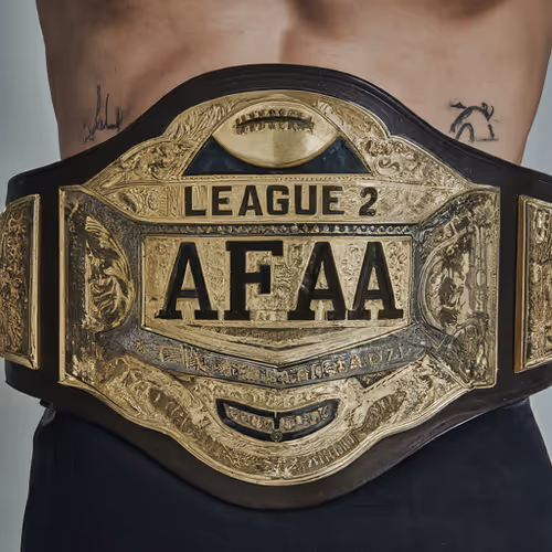 AFAA League 2 Heavyweight Championship Belt of the 1st Era