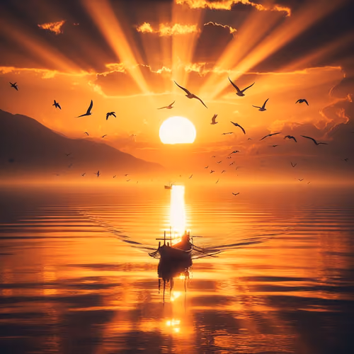 sun rising