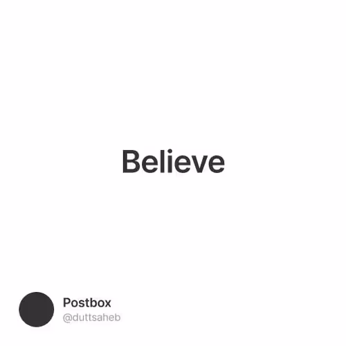 Believe