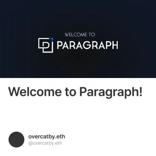 Welcome to Paragraph!