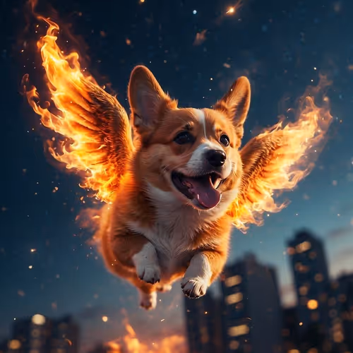 The Dog on Fire