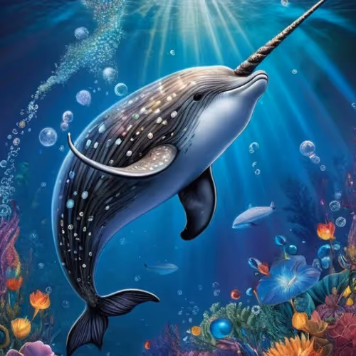 Rainbow Narwhal