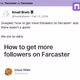 How to get more followers on Farcaster