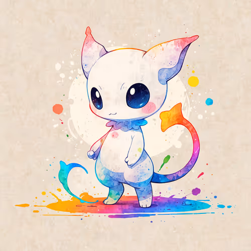 Rainbow Mewtwo