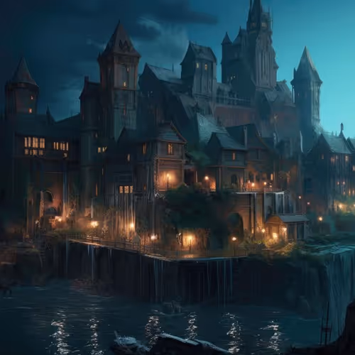 rainy castle
