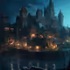 rainy castle