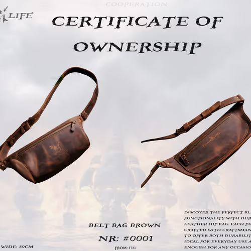 Belt bag brown