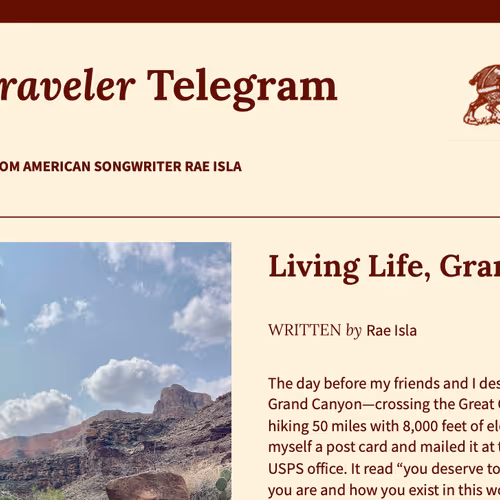 The Traveler Telegram: Apr 2025