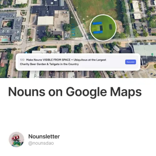 Nouns on Google Maps