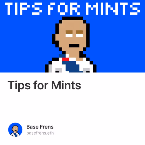 Tips for Mints