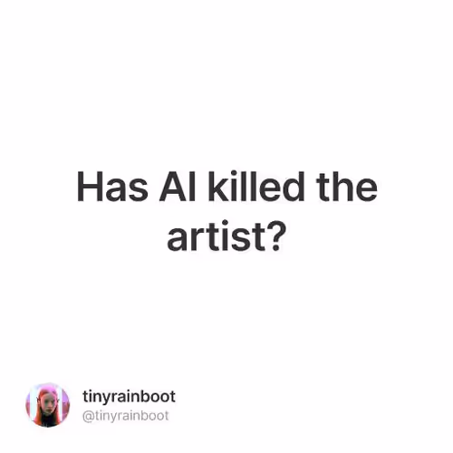 Has AI killed the artist?