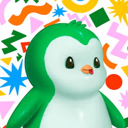 Penguin on sea