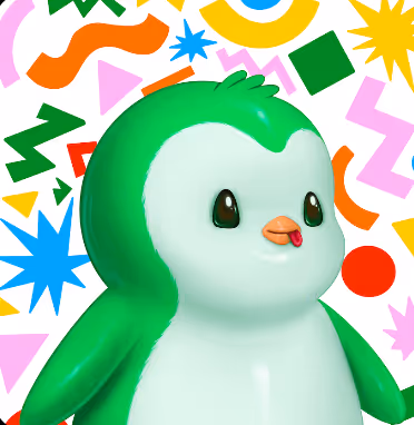Penguin on sea