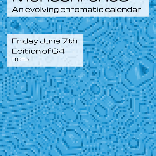 Monochronos Announcement