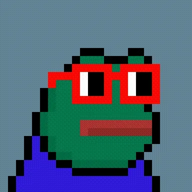 Nouns pixel Pepe