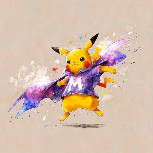 Rainbow Hero Pikachu