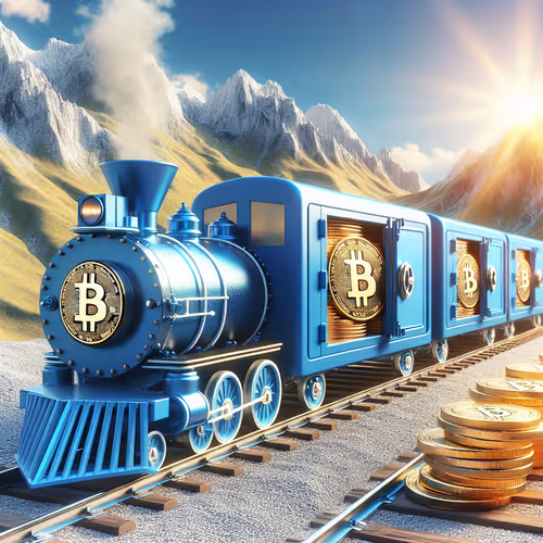 Coinbase train of Bitcoins
