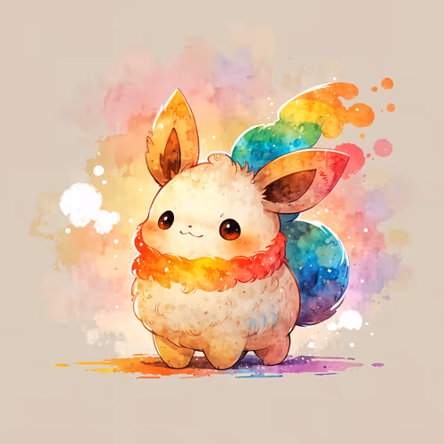 Rainbow Eevee