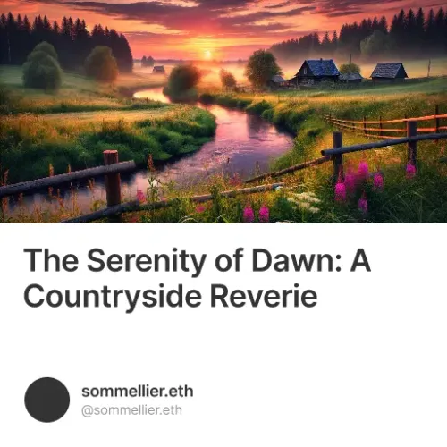 The Serenity of Dawn: A Countryside Reverie
