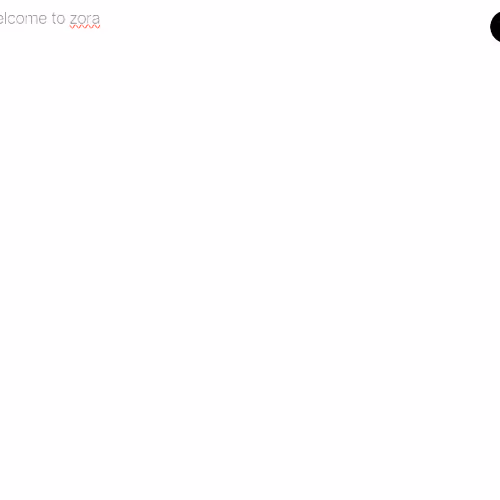 Welcome to zora