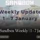 The Sandbox Weekly | 1 - 7 Jan