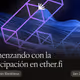 Comenzando con la participación en ether.fi
