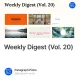 Weekly Digest (Vol. 20)