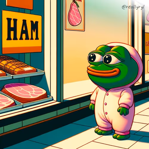 Pepe Jr Visits the Ham Shop 01
