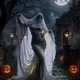 Halloween Ghost Dance Under The Moon
