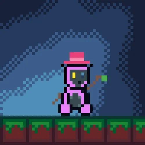 A running Ape (pixel art)