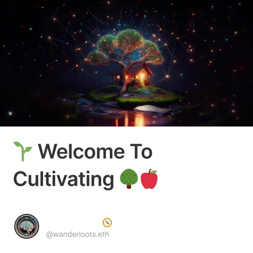 🌱 Welcome To Cultivating 🌳🍎