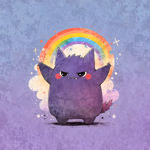 Rainbow Gengar