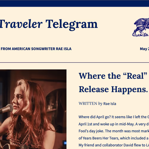 The Traveler Telegram: May 2025