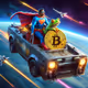 Superman Frog in space