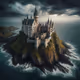 Castle in island