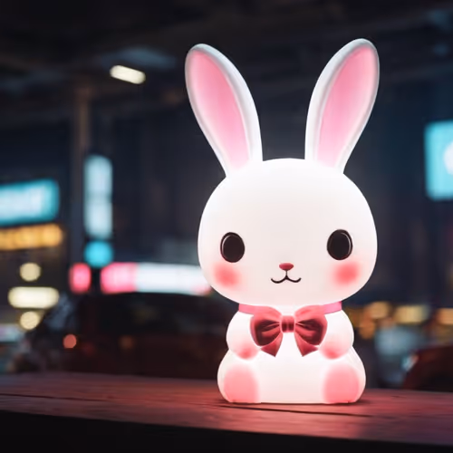 neon rabbit