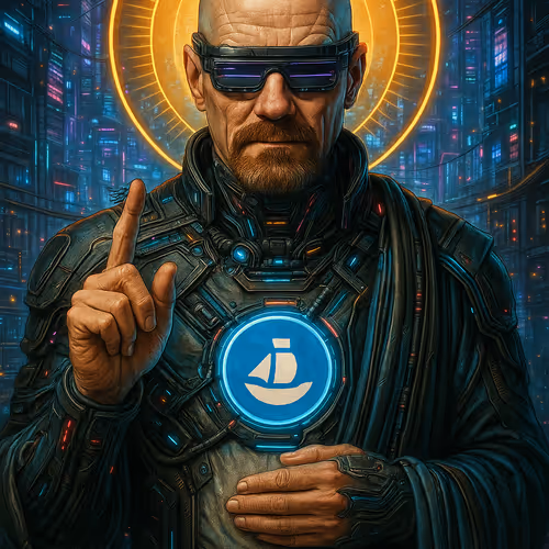 Postcyberpunk Saint Walter
