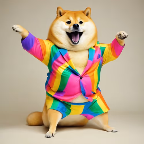 Fat Rainbow Doge