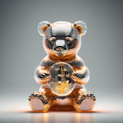 Crystal Bears Figurine